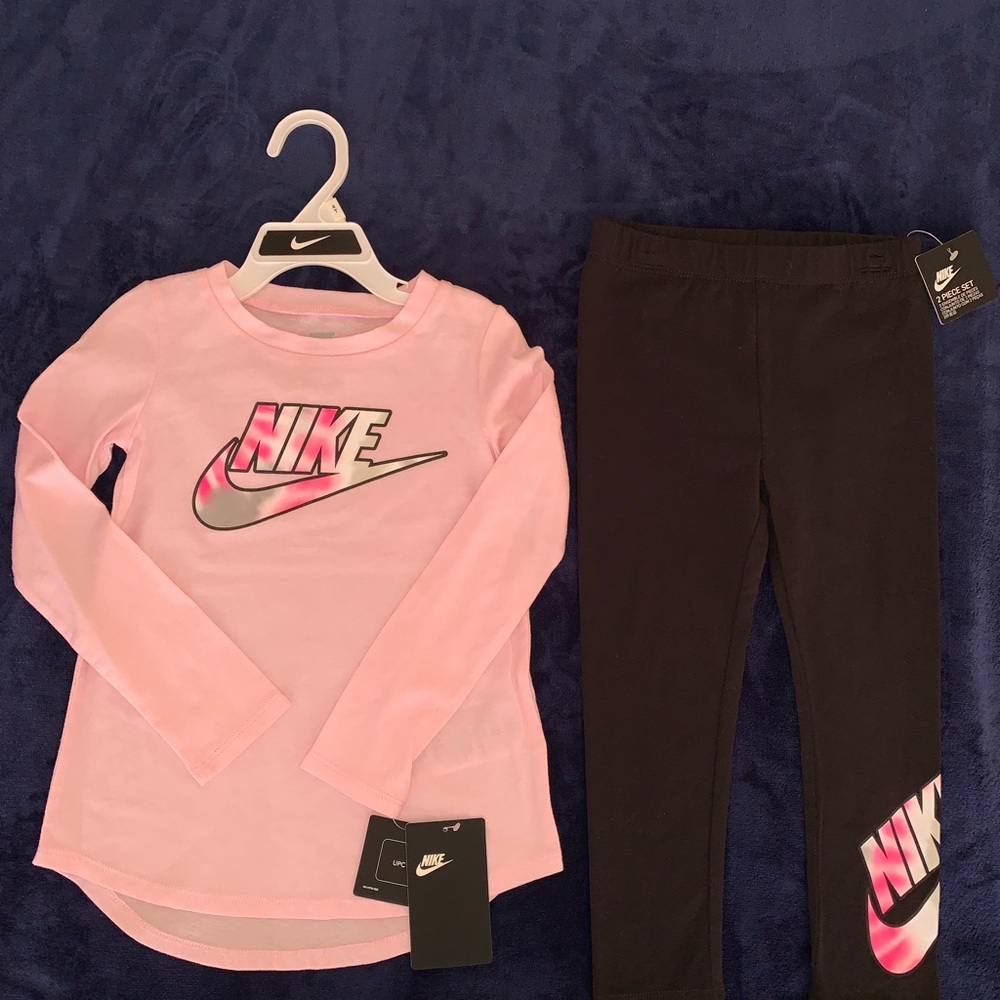 Nike Pink and Black Girls' Outfit